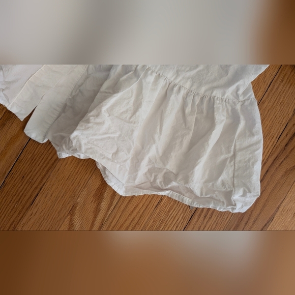 Zara White Kids Button-Up Blouse - Picture 4 of 6